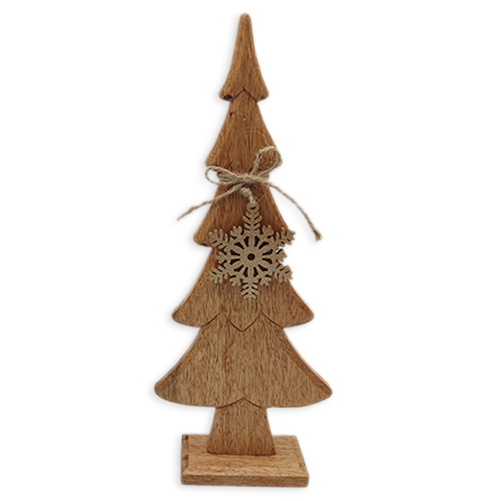 Stromek dřevo 33,5cm natural